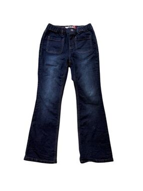 Lucky Brand Kids Pull On Flare‎ Jeans Dark Barrier Wash M 8/10
elastic waist